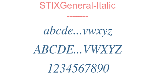 STIXGeneral-Italic