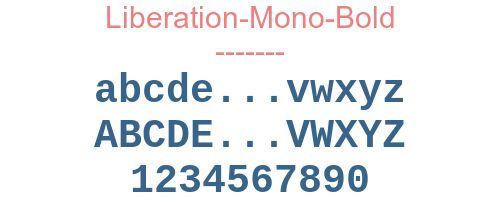 Liberation-Mono-Bold