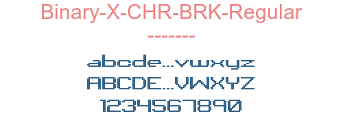 Binary-X-CHR-BRK-Regular