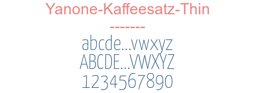 Yanone-Kaffeesatz-Thin