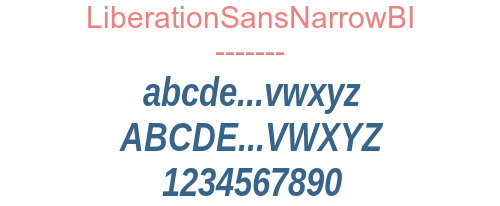 LiberationSansNarrowBI