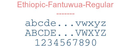 Ethiopic-Fantuwua-Regular