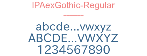 IPAexGothic-Regular