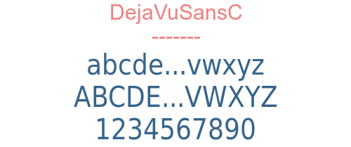 DejaVuSansC