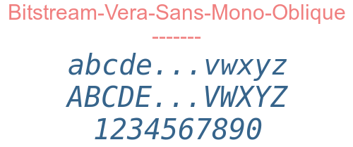 Bitstream-Vera-Sans-Mono-Oblique