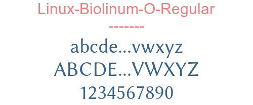 Linux-Biolinum-O-Regular