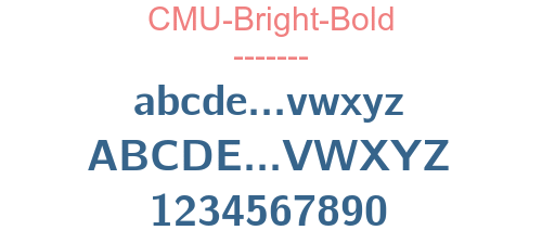 CMU-Bright-Bold