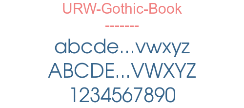 URW-Gothic-Book