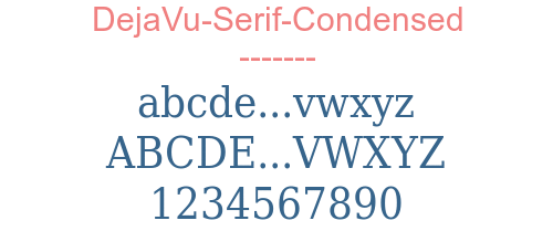 DejaVu-Serif-Condensed