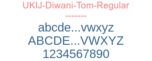 UKIJ-Diwani-Tom-Regular