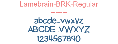 Lamebrain-BRK-Regular