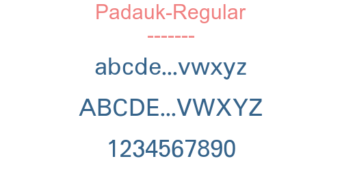 Padauk-Regular