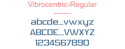 Vibrocentric-Regular