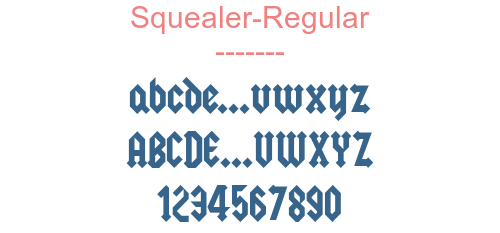 Squealer-Regular