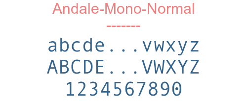 Andale-Mono-Normal