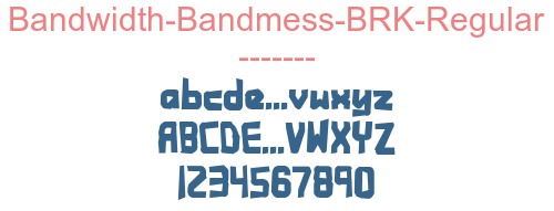 Bandwidth-Bandmess-BRK-Regular