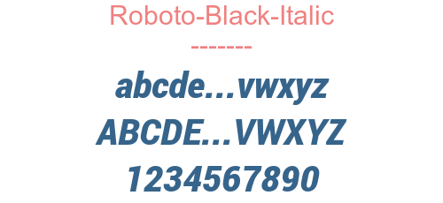 Roboto-Black-Italic