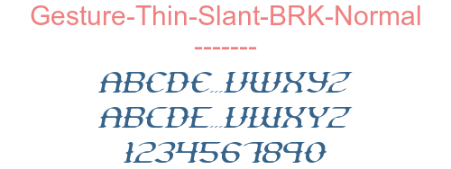 Gesture-Thin-Slant-BRK-Normal