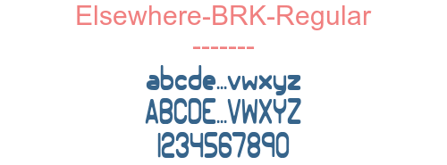 Elsewhere-BRK-Regular