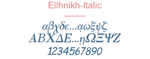 Ellhnikh-Italic