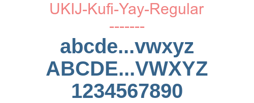 UKIJ-Kufi-Yay-Regular