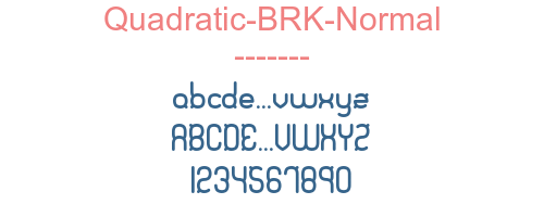 Quadratic-BRK-Normal