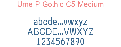 Ume-P-Gothic-C5-Medium