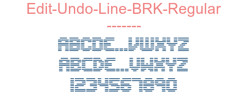 Edit-Undo-Line-BRK-Regular