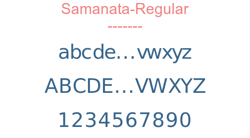 Samanata-Regular