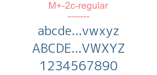 M+-2c-regular