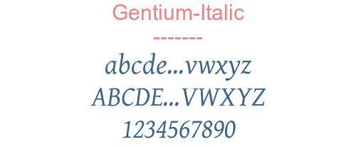 Gentium-Italic