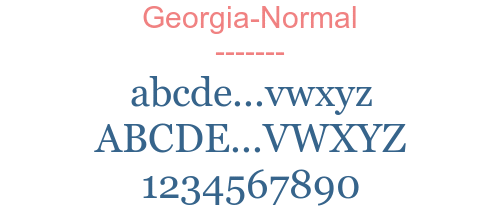 Georgia-Normal