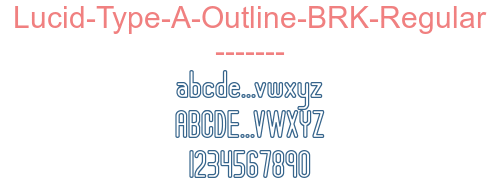 Lucid-Type-A-Outline-BRK-Regular