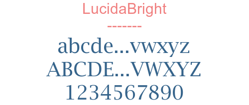 LucidaBright