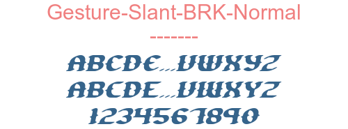 Gesture-Slant-BRK-Normal