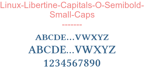 Linux-Libertine-Capitals-O-Semibold-Small-Caps